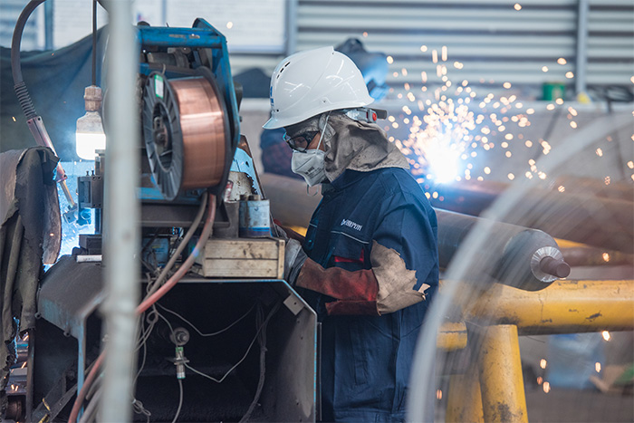 上虞网架焊接车间